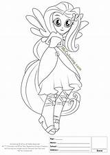 Coloring Pages Equestria Girls Mlp Fluttershy Pony Little Printable Color Colouring Library Clipart Print Getcolorings Popular sketch template