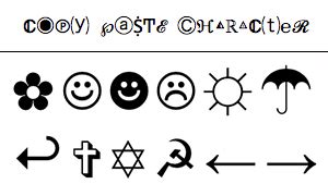 symbols copy paste cikes daola