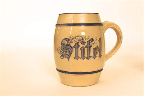 stifel brewing  stoneware drinking mug st louis mo  antique advertising expert