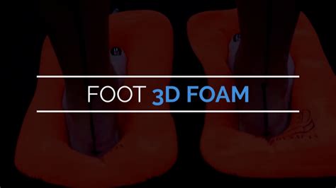foot 3d foam zestaw poduszek próżniowych youtube