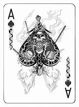 Ace Spades Card Cards Playing Poker Deck Tattoo Trump Spade Kickstarter Resolution High Joker Skull Explore Carte Custom Wallpaper Drawings sketch template