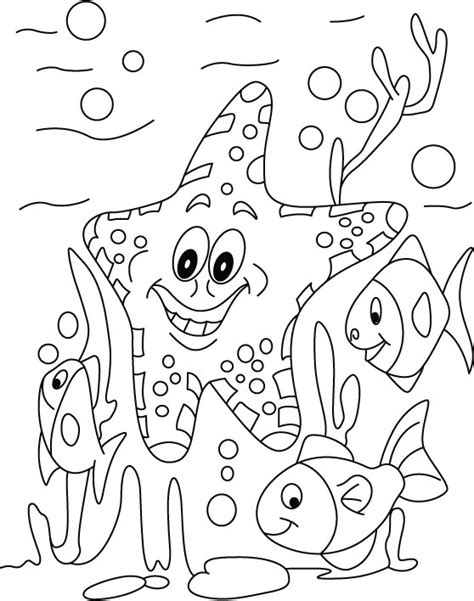 coloring pages  kids starfish coloring pages  kids