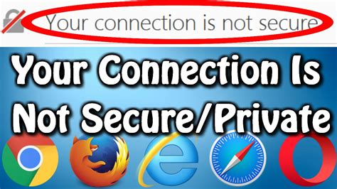 fix  connection   secure  private  firefox chrome youtube