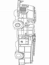 Fire Engine Coloring Pages Heavy sketch template