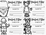 Bucket Filled Primary sketch template