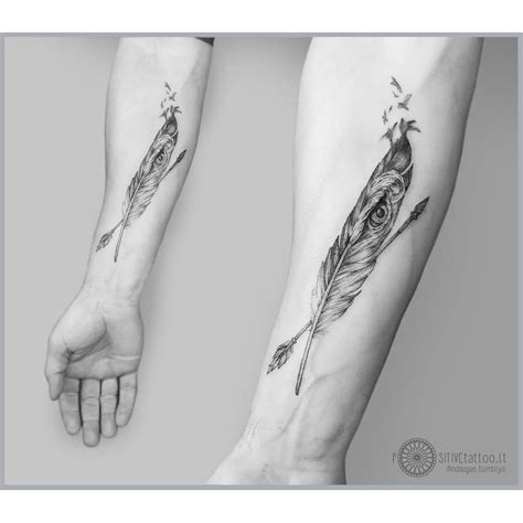 Feather Tattoo Arm Best Tattoo Ideas Gallery