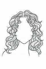 Dibujo Curly Haircut Rizado Rizos Rulos Rizo Oprah Lica Ondulado Kose Prema Boceto Cheveux Caras Risado Recortes Frizura Tipove Oblike sketch template