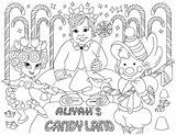 Candyland Queen Frostine Homecolor sketch template
