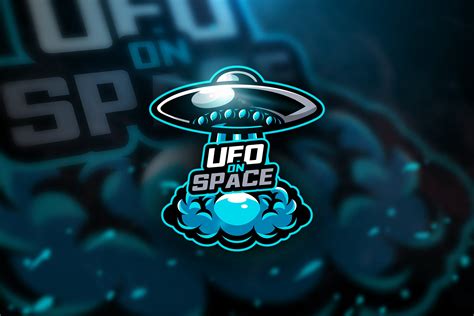 ufo mascot esport logo illustrator templates creative market