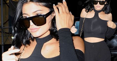 Kylie Jenner Grasps Her Breast As She Rocks Sexy Ab Flashing Crop Top