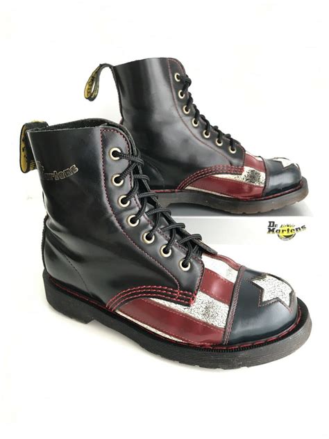 dr martens   gress american flag limited edition boots size uk eu ebay laarzen