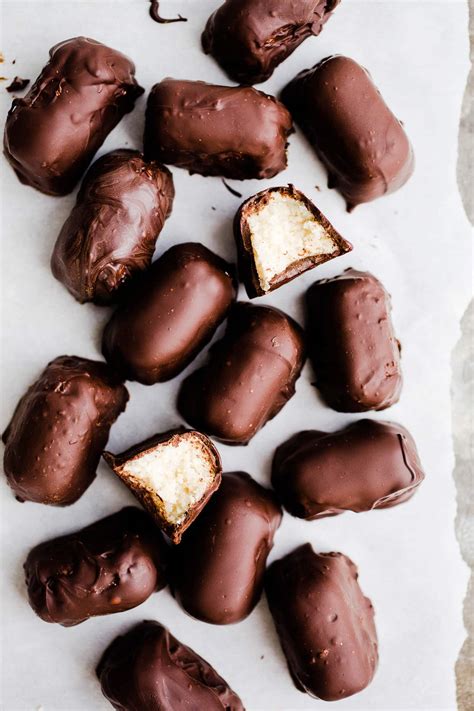 homemade coconut chocolate candy salted plains