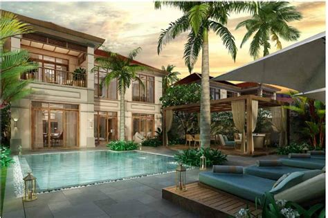 vietnam  beachfront homes  sale fusion resort villas danang