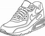 Nike Air Coloring Max Pages Drawing Shoes Force Sneaker Shoe Sketches Template Drawings Jordan Sneakers Para Sketch Colorear Clothes Yeezy sketch template