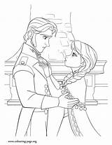 Hans Frozen Coloring Anna Kiss Colouring Pages Disney Save Her Kolorowanki Doesn True Choose Board Princess Kids Book Zapisano sketch template