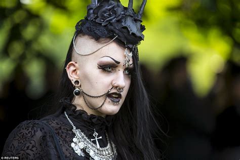 Wave Gotik Treffen Festival Sees 20 000 Gather In Germany Daily Mail