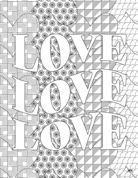 love  love  coloring pages  printables printabulls