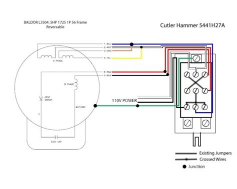 electric motor switch wiring diagram