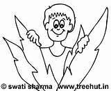 Coloring Boy Pages Cute Swati Sharma sketch template