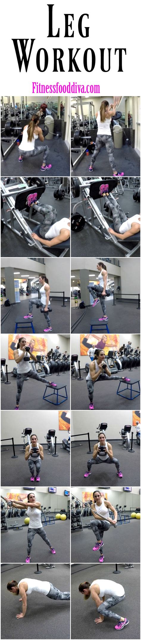leg workout fitness food diva