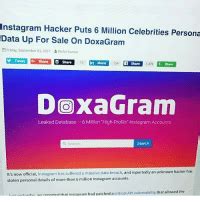 instagram hacker puts  million celebrities persona data   sale