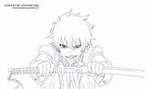 Exorcist Blue Coloring Pages Rin Okumura Deviantart Lineart Getcolorings Getdrawings sketch template