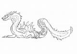 Monster Lagiacrus Cubebrush sketch template