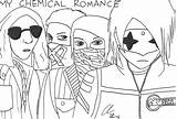 Chemical Romance Coloring Pages Template Killjoys sketch template