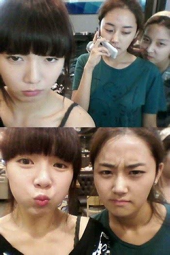 What S Up Korea Hyuna And Gayoon’s No Makeup Face Revealed