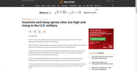 Sleep Apnea Insomnia Rates Rising In U S Military