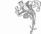 Namor Mckenzie Fly Pages Coloring sketch template