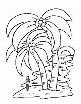 Palme Malvorlage Palmen Ausdrucken Drucken sketch template