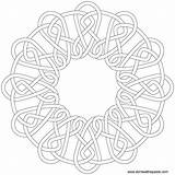 Celtic Knot Coloring Embroidery Pattern Large Knotwork Star Round Print Template Pages Transparent Book Clock Donteatthepaste Mandala Mandalas Color October sketch template
