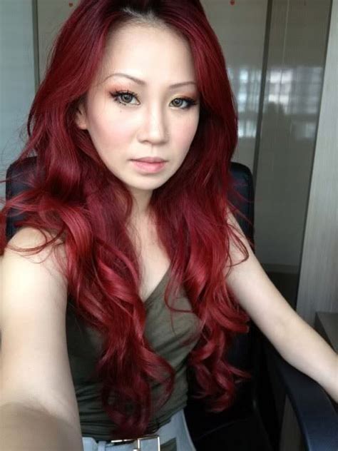 Asian Hair Color Red Naked Pictures