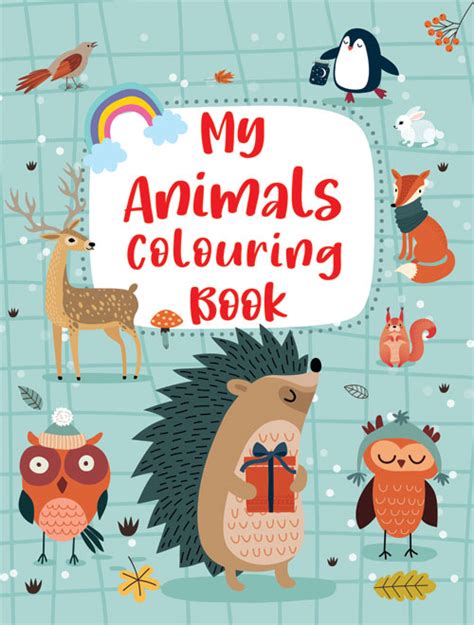 animals colouring book buttercup publishing