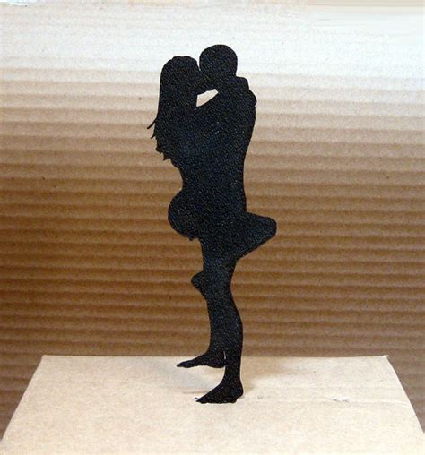 Wedding Cake Topper Sexy Silhouette By Plasticsmith On Etsy