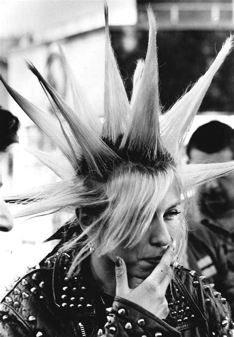 fascinating black and white photographs captured the 1980s punk style