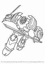 Transformers Drift Draw Drawing Coloring Pages Step Tutorials Sketch Tutorial Template Learn Drawingtutorials101 sketch template