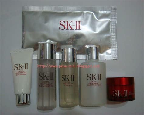 peau mini skincare  travel size sk ii travel kit trial set