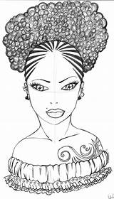 Coloring Pages Adult Afro Book Girl Colouring Adults Hair Gladys Books Drawing Palmares Dos Zumbi Arte Pasta Escolha sketch template