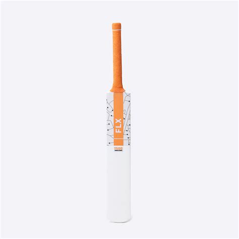 buy adult tennis ball cricket bat   lite orange  decathlon