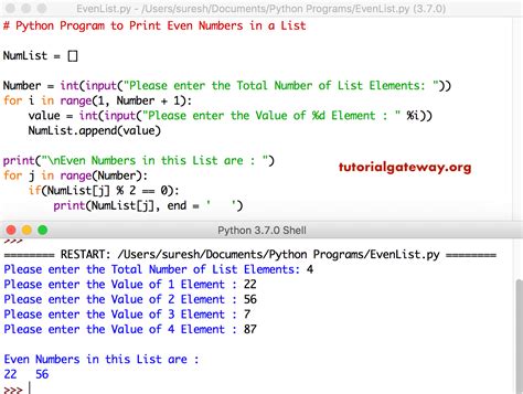 python program  print  numbers   list laptrinhx