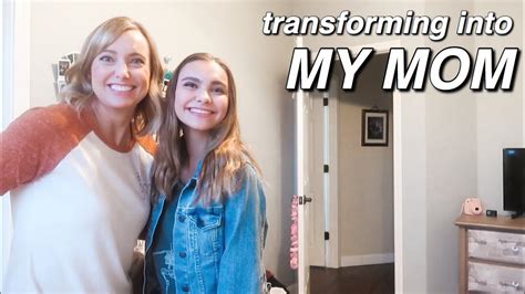 my mom transforms me into her lol youtube