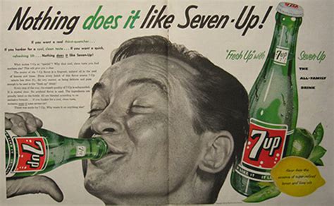 vintage   ad man drinks   vintage beverage ads