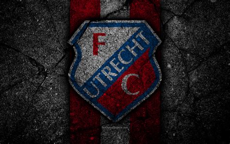 wallpapers  utrecht fc logo eredivisie soccer grunge holland football club