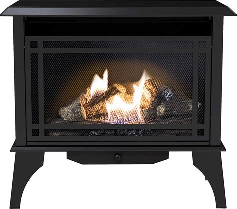 pleasant hearth vfs phdt  btu   intermediate gas vent  stove black