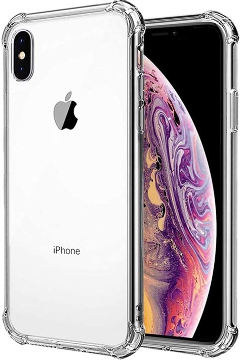 bolcom apple iphone xr rugged transparante tpu  cover hoesje
