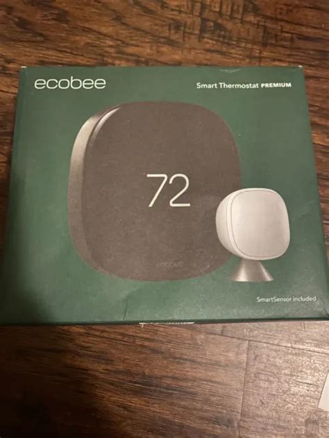 ecobee ecb eb state  wifi smart thermostat premium wsmart sensor  picclick