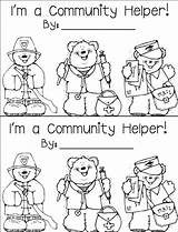 Helpers Community Coloring Preschool Pages Kids Helper Toddlers Munity Printable Workers Colouring Kindergarten School Theme Clipart Clip Sheet Math Crafts sketch template