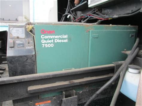 onan commercial quiet diesel  rv generator   amps hdkatc ebay